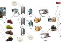 葡萄酒工艺流程图展示